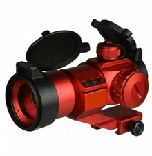 Red  Anodized Finish 35mm Red/Green Dot Reflex Optic Sight Aluminum Weaver Rail