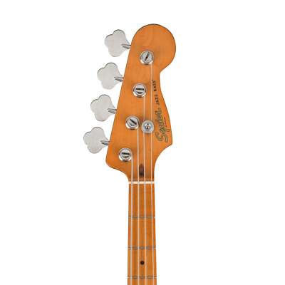 Squier 40th Anniversary Vintage Edition Jazz Bass Guitar, Satin 2