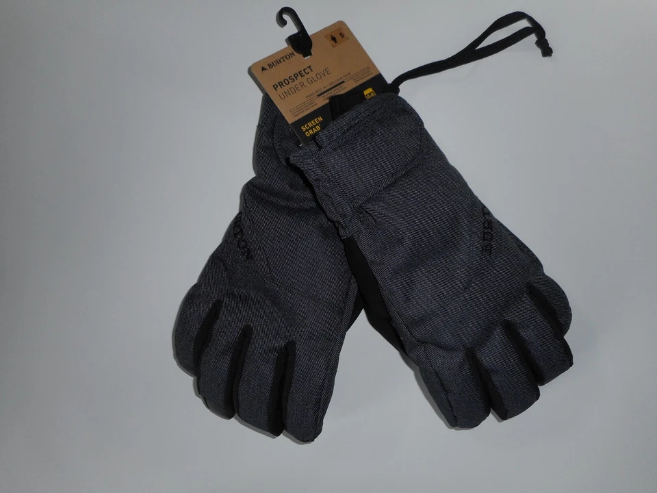 GUANTES BURTON DryRide Denim PROSPECT Aislados Tech Touch Invierno Para Hombres PEQUEÑOS NUEVOS Foto 3 de 4