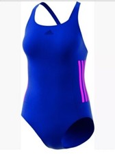 Image of adidas Infinitex 1 piece Swimming Costume Blue BNWT free UK Delivery BP9529