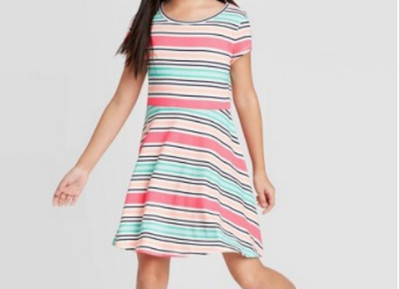 Long Sleeve Stripe Knit Dress | eBay