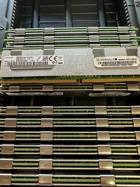 Samsung M386A8K40BM1-CPB 1x 64GB 4DRx4 DDR4 PC4-2133P ECC LRDIMM Server Memory
