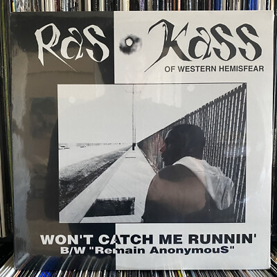 RAS KASS - WON'T CATCH ME RUNNIN' / REMAIN ANONYMOUS (12'')  1994!!!  RARE!!!