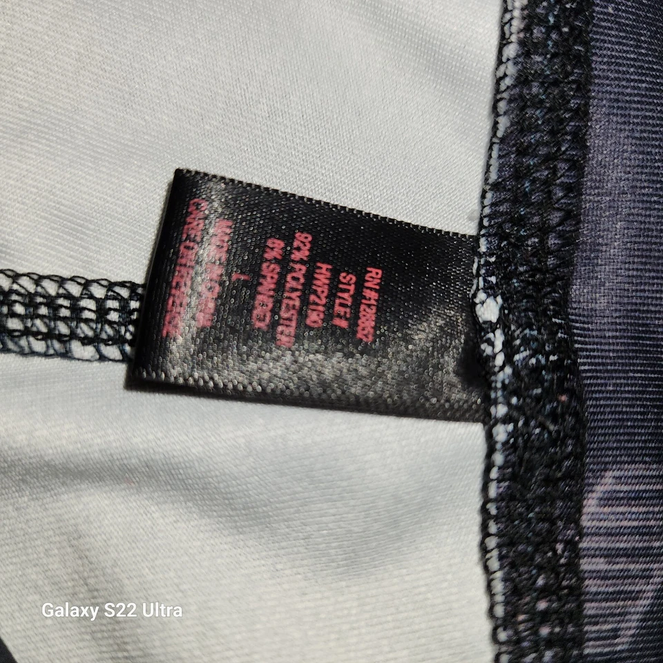 Elefante Leggings Pantalones Grandes Estampado Arte Azteca Negro Largo Completo Foto 4 de 4