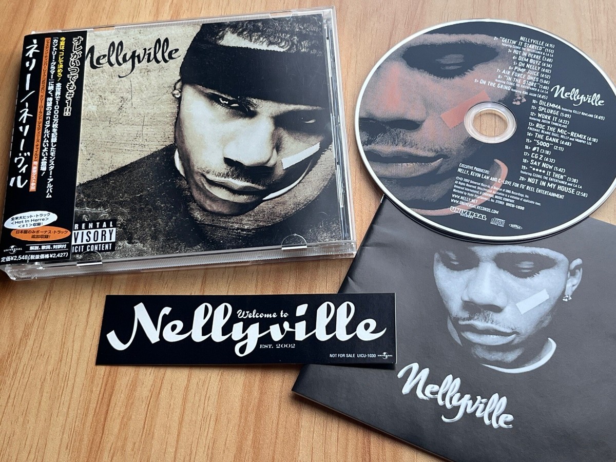 Nelly Nellyville Japan OBI CD Sticker (Universal 2002) Hip Hop Pop
