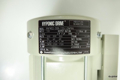 RNFM02-30R-120 HYPONIC DRIVE INDUCTION GEARMOTOR RATIO:120 FRAME V 