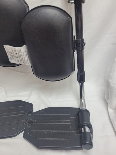 Invacare Wheelchair Elevating Legrests Composite Footplate T94HAP Black - Picture 2 of 10