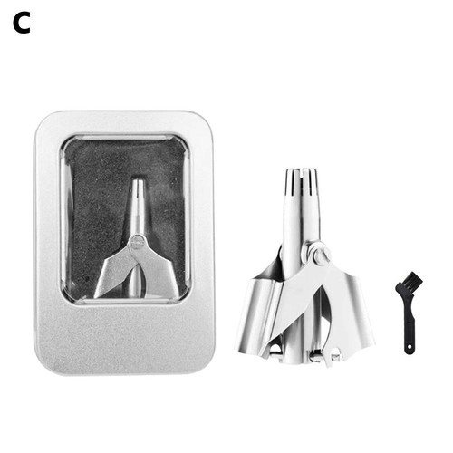 Manual Nose Hair Cutter with Care and Cleaning Brush, Washable New A8 L6Z2 H5P4 - Picture 20 of 20