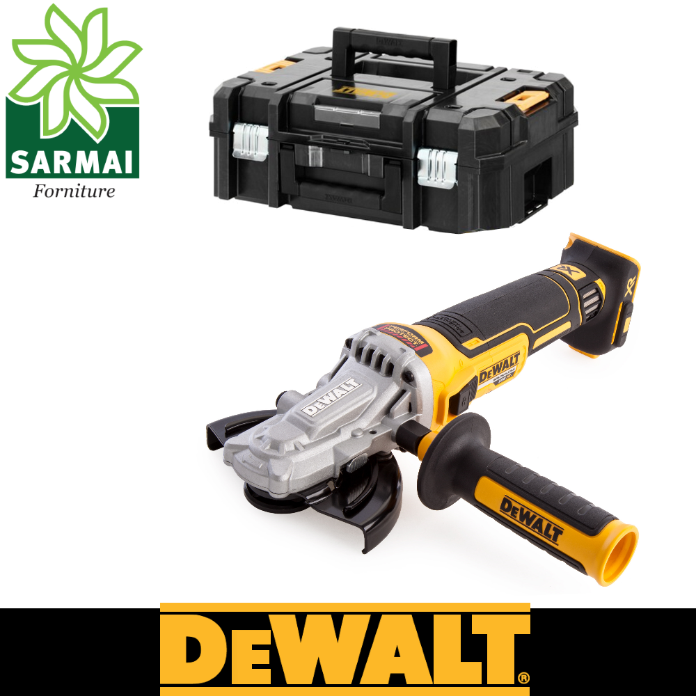 DeWALT DCG405FNT smerigliatrice angolare TESTA PIATTA 125 mm 18V BRUSHLESS XR