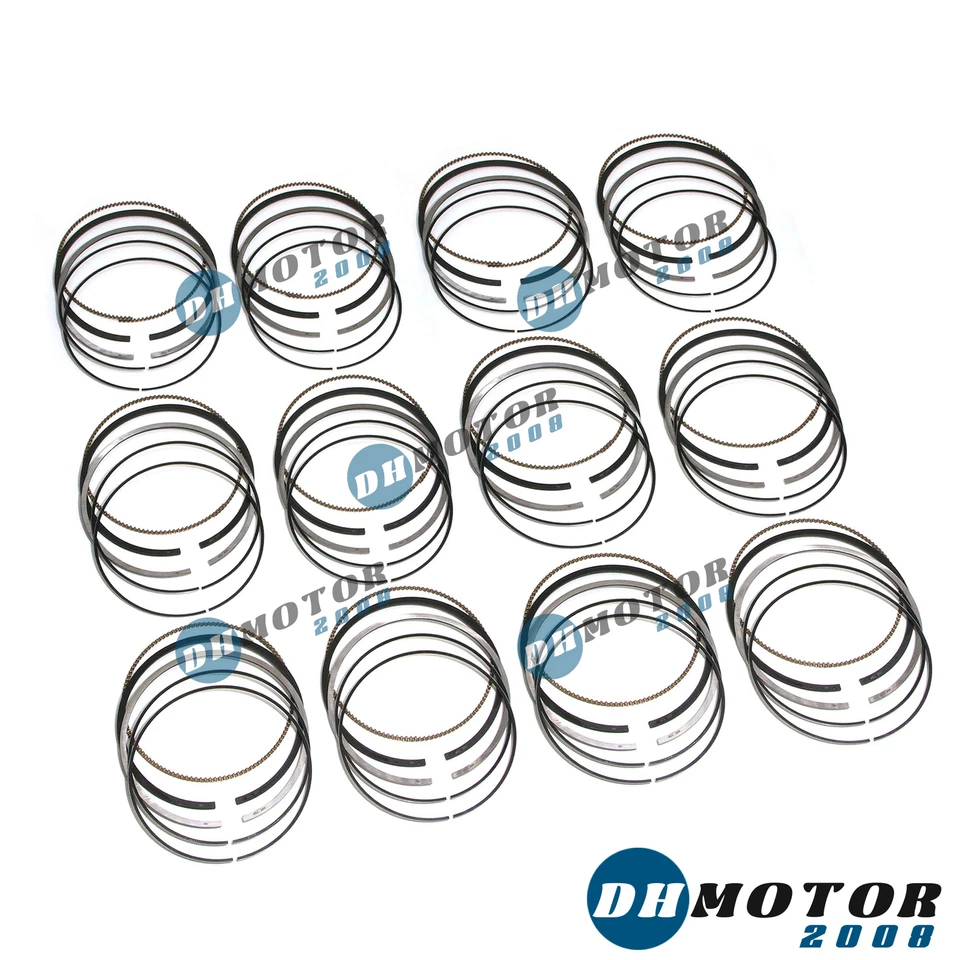 12x Anéis de Pistão Φ82.6mm Conjunto STD Para Mercedes-Benz S65 G65 AMG W221 M275 6.0 V12 - Imagem 2 de 4