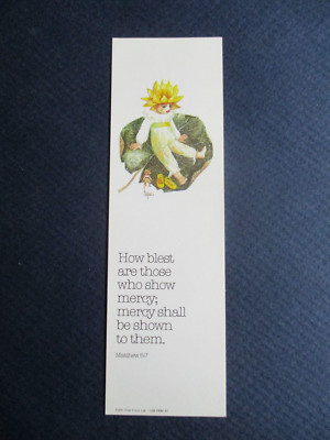 BOOKMARK Religious How Blest Are Those Who Show Mercy Matthew 5:7  Palm Tree Pre