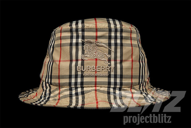 特価定番 Supreme - Supreme Burberry crusher hat 黒 M/Lの通販 by