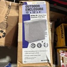 HUBBELL Wiegmann RSC101004RC - 10 X 10 X 4 Outdoor Enclosure Junction/Pull Box