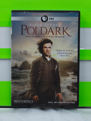 PBS POLDARK THE COMPLETE FIRST SEASON MASTERPIECE FULL UK-LENGTH EDITION TV DVD