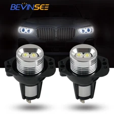 2x LED Angel Eyes Halo Ring Marker Light Bulbs Fit BMW E90 E91 328i 325i 06-11