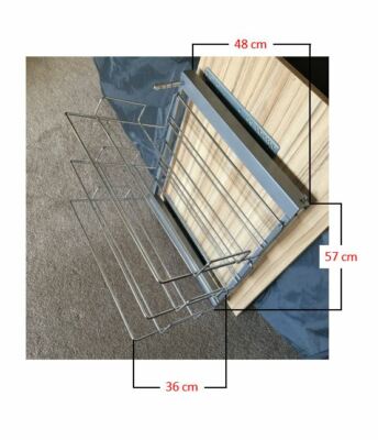 Sikai ausziehbarer Morgenmantel/Schrank stabiles 3-stufiges Schuh-/Aufbewahrungsregal links Softclose