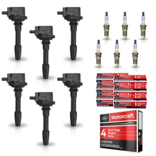 6 Ignition Coil & 6 Motorcraft Platinum Spark Plug for 2018-2021 Ford F-150 3.3L