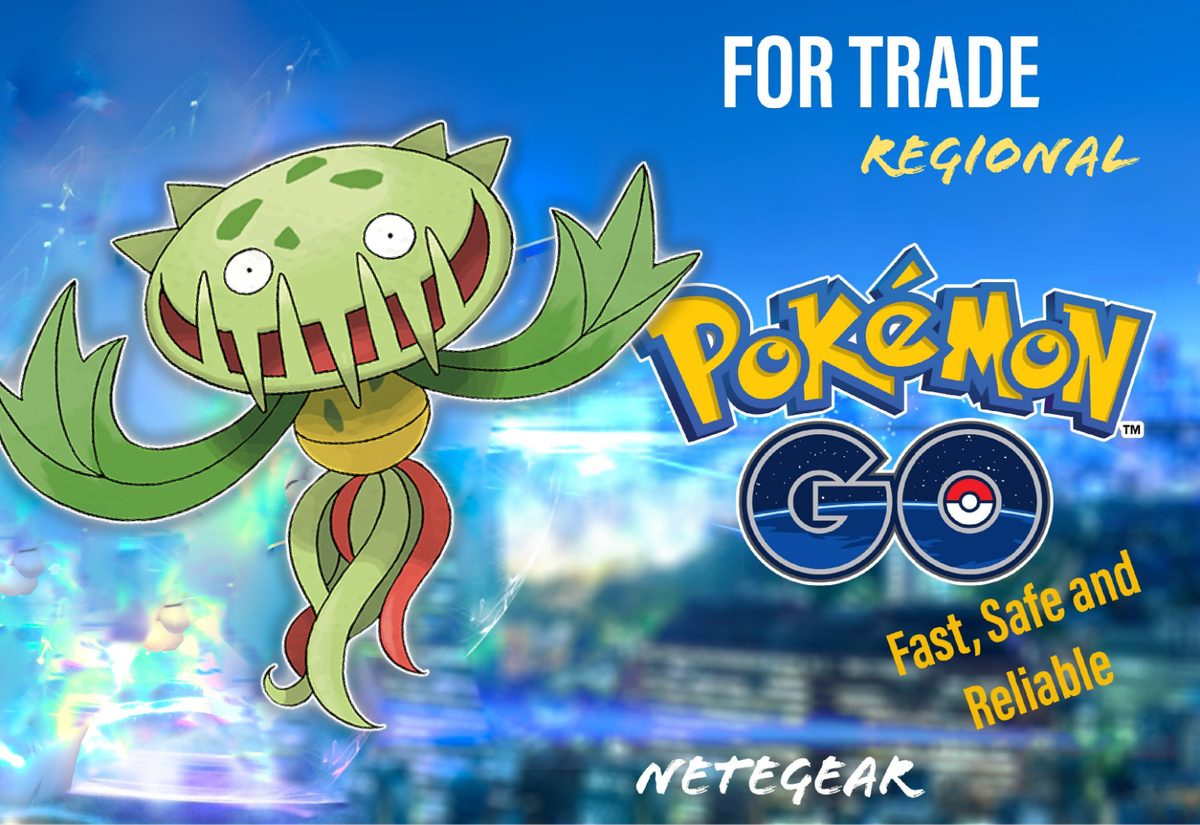 Pokémon Go Regional CARNIVINE For Trade || Buy 3, Get 1 FREE