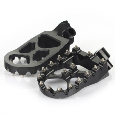 Wide Foot Pegs Rest Footpegs Stock Height For Yamaha YZ85 YZ125 YZ125X