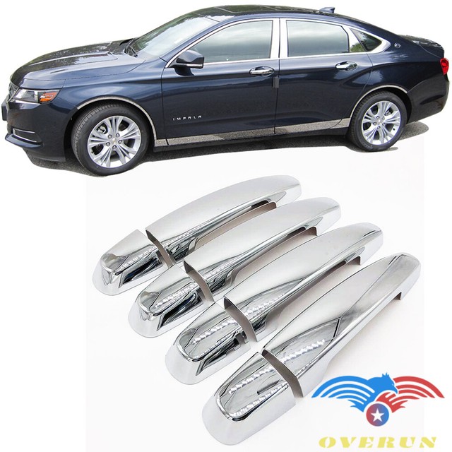 Triple Chrome Door Handle Cover Overlay fits 20142020 Chevrolet Impala
