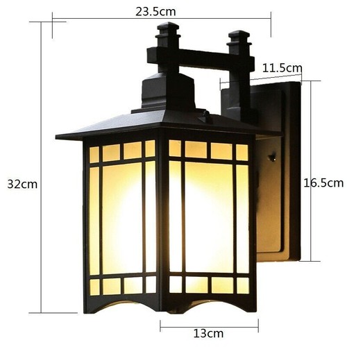 Outdoor Wall Lighting Bar Wall Lighting Gate Wall Lamp Black Porch Wall Sconce - Picture 2 of 8