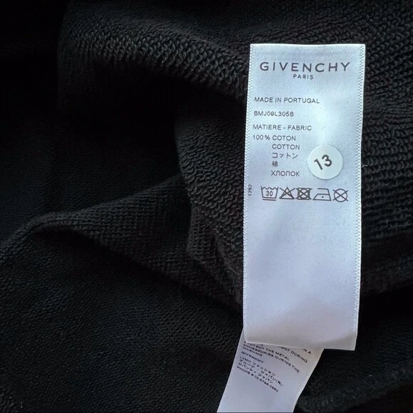 Felpa con cappuccio oversize Givenchy nuova con etichette stampa grafica cotone collezione primavera estate 2021