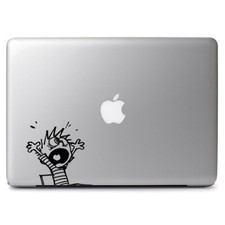 Calvin Hobbes In Class Decal Sticker for Macbook Laptop Car Wall Window Door