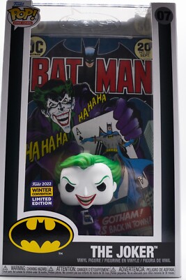 Funko Pop! Comic Covers DC Batman The Joker 07 Winter Convention 2022 Limited Ed