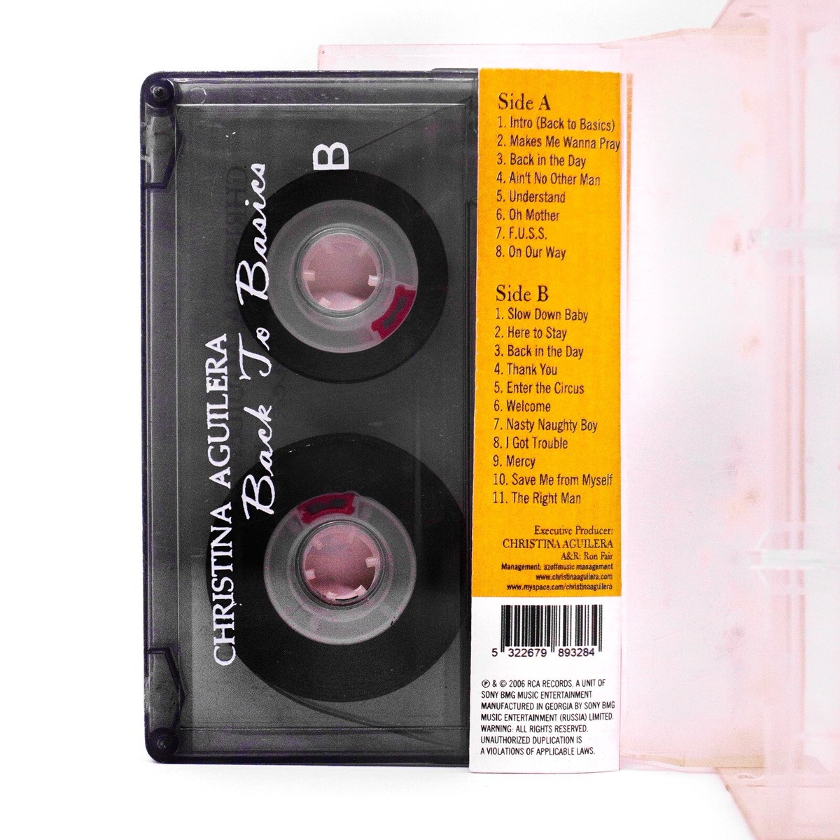 Christina Aguilera - Back to Basics RARE Cassette Georgia