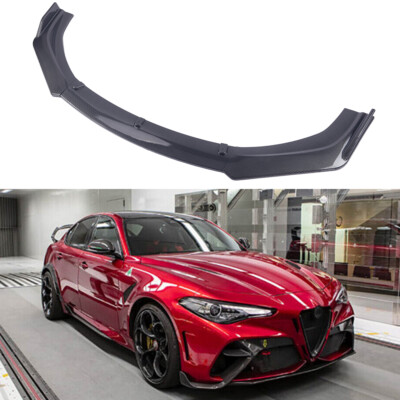 Front Bumper Lip Splitter Spoiler Carbon Fiber Style for Jaguar XE XF 2007-2021