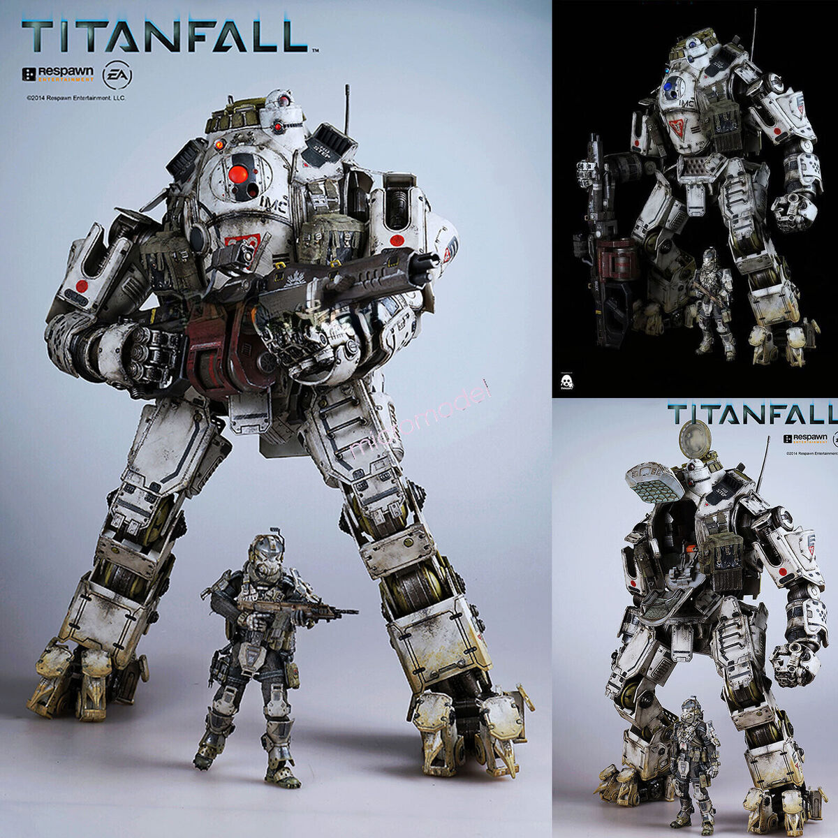 ThreeZero 3A Titanfall Atlas R-101C&Pilot 1/12 Action Figure