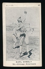 1922 W501 (Like E121 American Caramel) -#46 EARL SHEELY (Chicago White Sox)