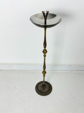 Posacenere da terra Mid-century in ottone, anni '50