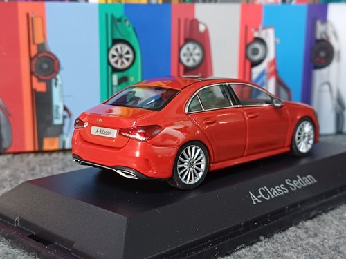1/43 Herpa Mercedes Benz A-Class Sedan V177 diecast Red - Picture 4 of 5