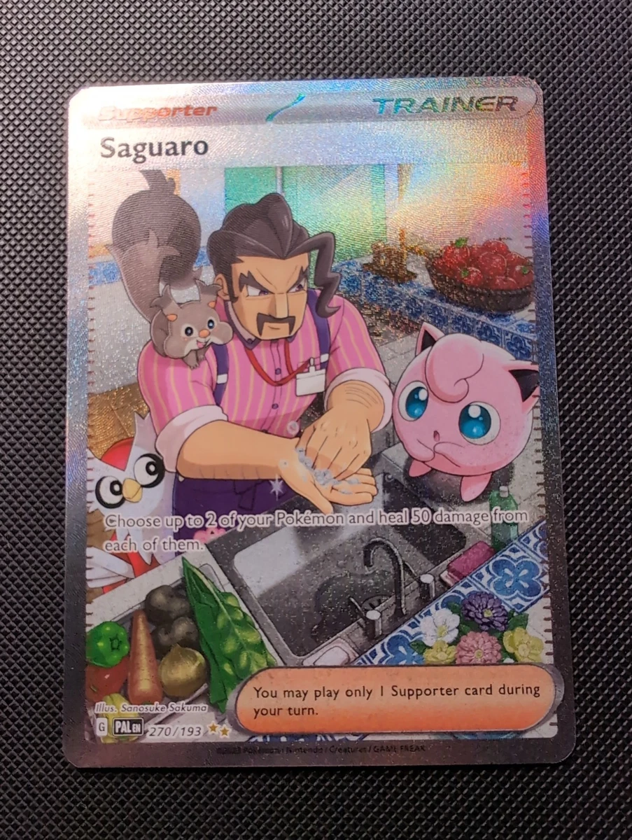 saguaro pokemon card 255/193 You may play only 1 Supporter card during your turn Saguaro Pokmon TCG Cards for