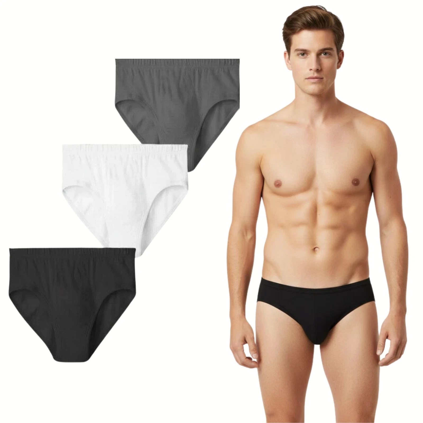 12 Pack Men's Briefs