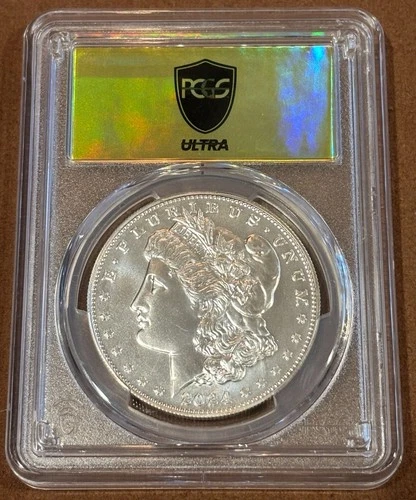 2024- Morgan Silver Dollar- Ultra Breaks Legends- Gold Rush Label- PCGS- MS70