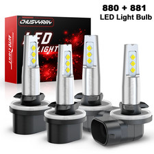 For Arctic Cat M1000 M5 M6 M7 M8 4x 894 893 LED Headlight Hi/Lo Beam Combo Bulb