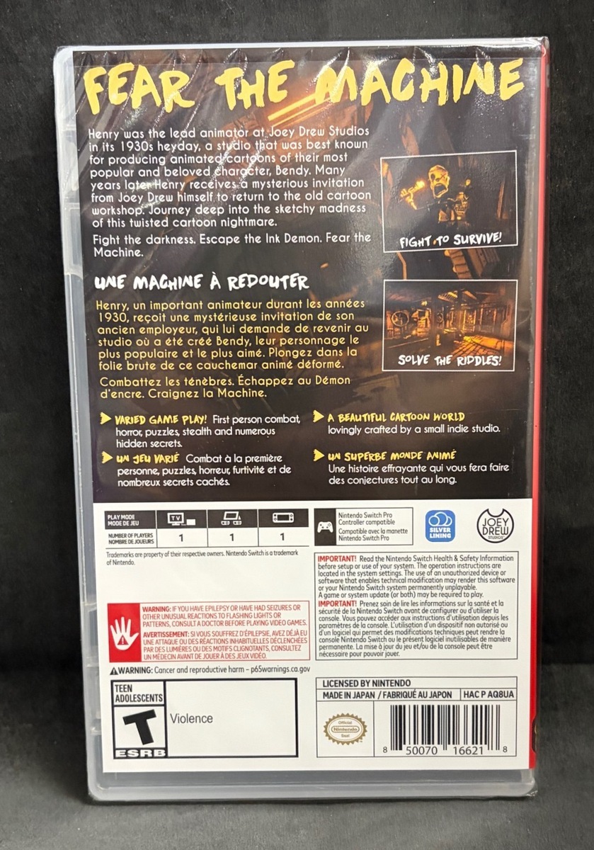 Bendy and the Ink Machine (Nintendo Switch) NEW | eBay