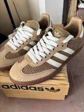 Adidas Samba OG UK 4 Cardboard Brown White Quality Trainers IG1379