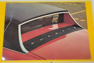 VINTAGE ORIGINAL NEW OEM  1975 PORSCHE 914 SALES BROCHURE WITH TECH SHEET