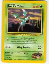 Brock's Zubat - 24/132 Gym Heroes - Pokémon TCG - 2000 on eBay