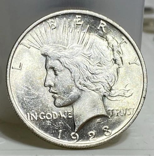 1923 PEACE SILVER DOLLAR - BRILLIANT UNCIRCULATED  -  Great Price !