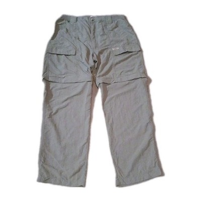 Berkeley Fishing RipStop Fishing Cargo Pants/Shorts Men's Medium Khaki