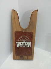 THE WESTERN EMPORIUM Wooden Boot Jack Puller Cowboy Leather Western Decor