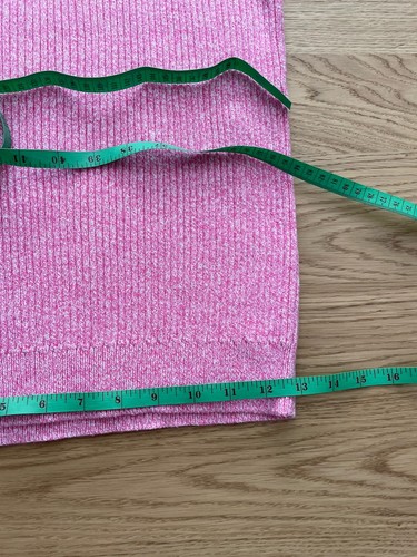 Next Pink One Shoulder Knitted Top, Medium, New £20 - Picture 10 of 12