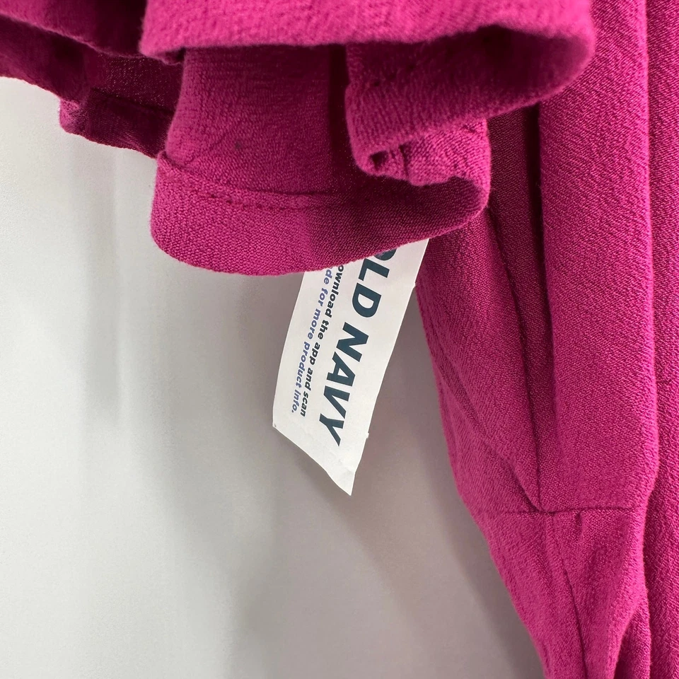 Maxi Vestido Antiguo Azul Marino Para Mujer 2X Envolvente Rosa Baya Boho Resort Informal Femenino Fluido Foto 3 de 4