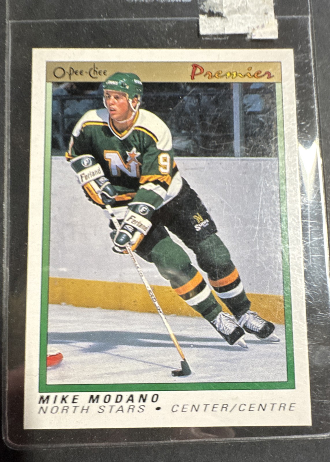 1990-91 O-Pee-Chee Premier - Mike Modano #74 (RC)