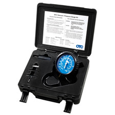 Otc 5613 Vacuum And Pressure Test Kit Dual Scale Gauge With Adapters