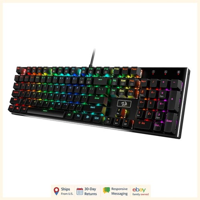 #ad #ad Hot Switch Mechanical Gaming Keyboard with Noise Absorption and RGB Lights $74.99